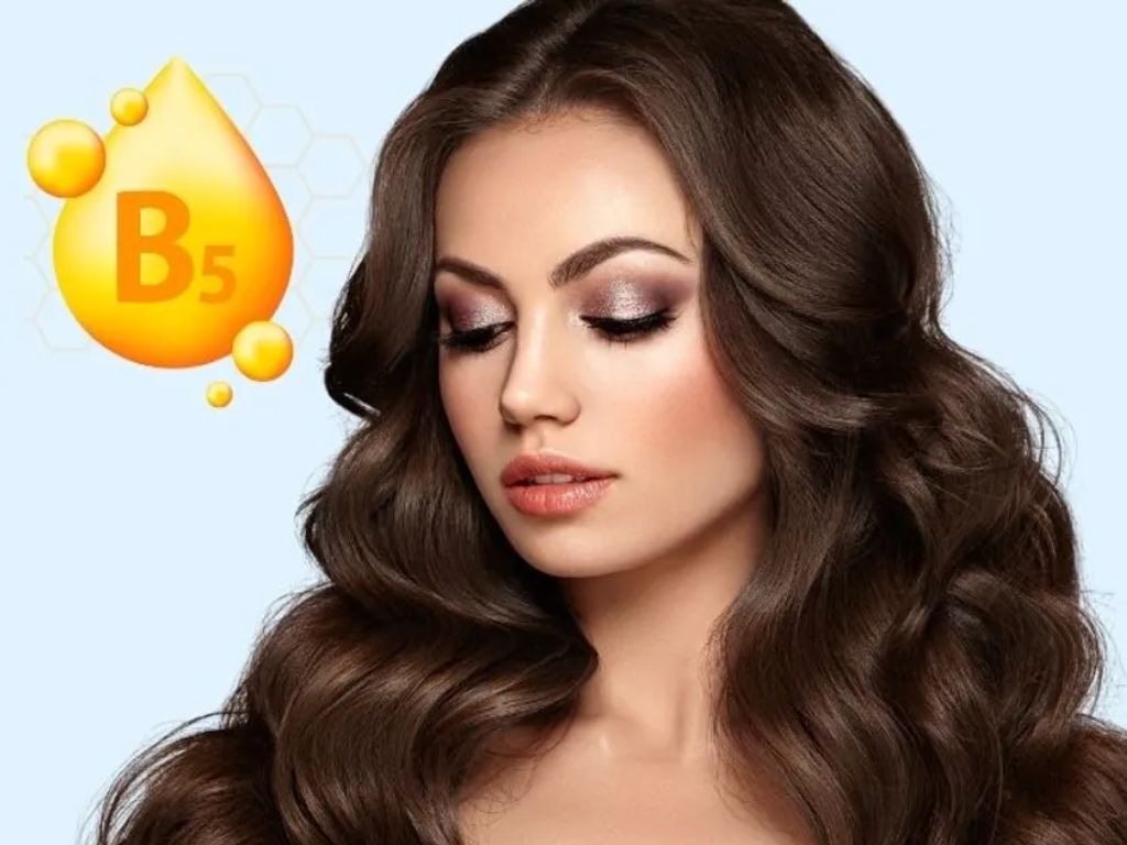 Vitamin B5 trong dau goi phuc hoi toc giup cung co soi toc